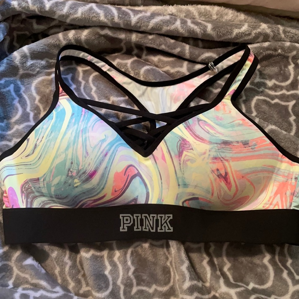 PINK Tye Dye Ultimate Push Up Bra